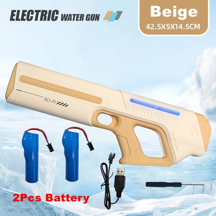 Pistole ad Acqua Elettriche per Adulti, Potenti Spruzzi Automatici, Pistole ad Acqua con Serbatoio, Giocattolo Estivo per Bambini e Ragazzi