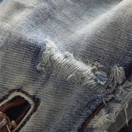 Summer Women Kpop Jean Shorts Abi Y2K 2000s Ripped Denim Hot Pants Grunge Gyaru Japanese American Retro Cyber Punk Harajuku Tide PlatiNum
