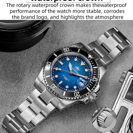 ADDIESDIVE Hot Selling Men's Automatic Watch Sapphire Glass 200m Waterproof Watch BGW9 Night Light Classic Men's Watch AD2536