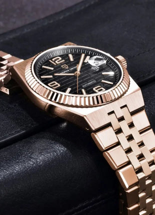 Nuovo Orologio da Polso Meccanico Automatico PAGANI DESIGN 2026 per Uomo, Vetro Zaffiro, Acciaio Inossidabile, Impermeabile, Orologio di Lusso
