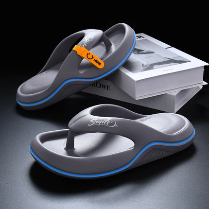 New Men's Women's Slippers Flip Flops Indoor Outdoor Beach Sandals Super Soft Bottom Slides Men's Slippers with Thick Non-slip Sole