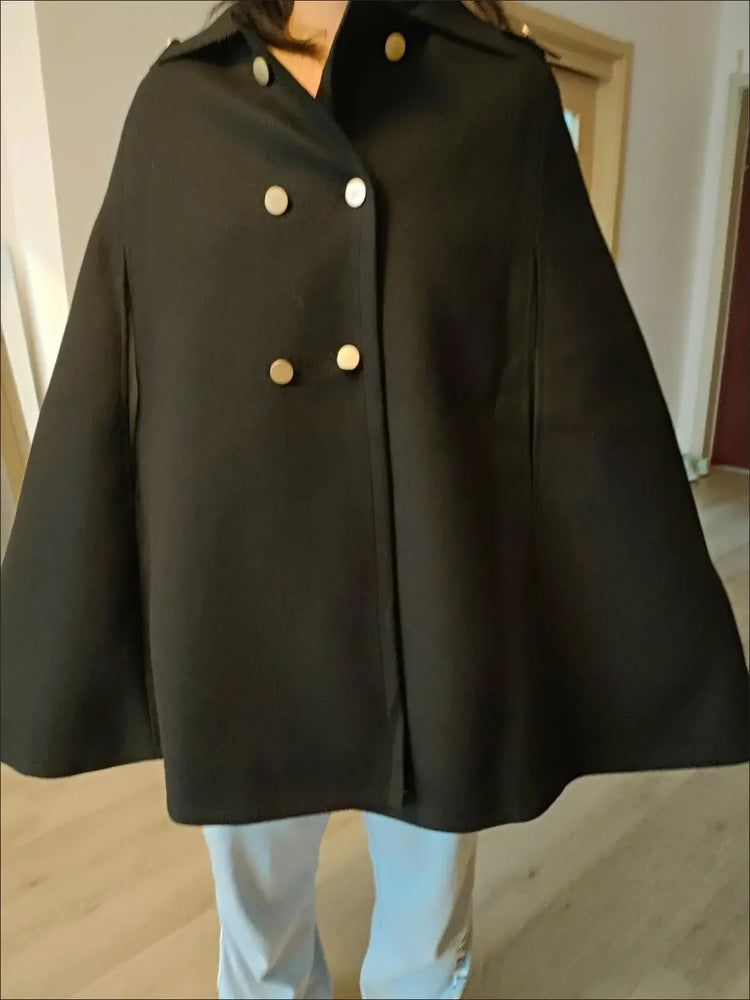Autumn Winter Plus Size Women Coat Woolen Cloth Cloak Loose Overcoat Female High Quality 2025 Manteau Femme Hiver Oversize