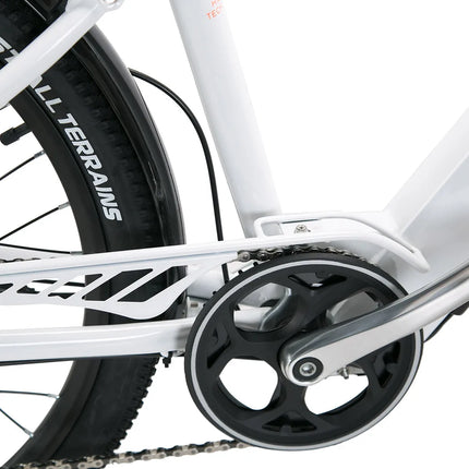 Bicicletta Elettrica Cysum Cityrun 26'', E-Bike 250W per Adulti, Uomini e Donne, Batteria Rimovibile 36V 10Ah, Velocità Massima 25km/h, Autonomia 70-90km, Bici per Pendolari Urbani e Suburbani