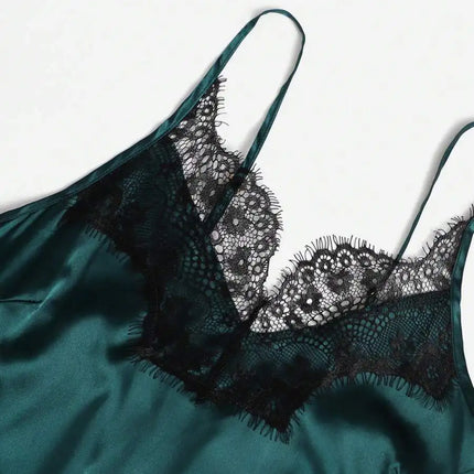5 pezzi pigiama da notte in raso da donna set accappatoio lingerie sexy accappatoio abito da notte in seta di pizzo pantaloni indumenti da notte vestiti per la casa PJ