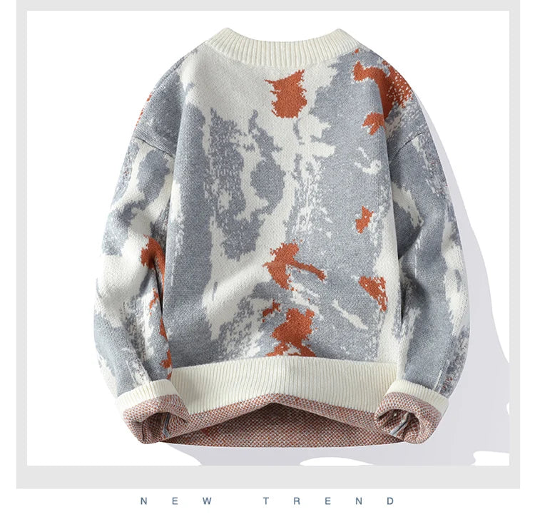 Autumn and winter Men's Fashion casual Round Neck Warm sweater slim fit Sweaters Men sweater male Thicken Warm wool pullovers