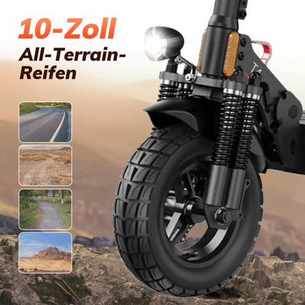 Monopattino elettrico per adulti T4 500W 48V 12.5AH, velocità massima 20KM/H, monopattino sportivo da 10 pollici, autonomia 40-45 km