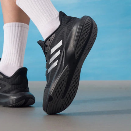 Scarpe da corsa riflettenti adidas All Black, sneakers casual atletiche antiscivolo con cuscino in rete traspirante, per uomo e donna JH5150