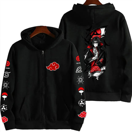 Naruto Uchiha Itachi Japanese anime 2026 new fashion Harajuku men's trendy casual sportswear men's couple style Coat