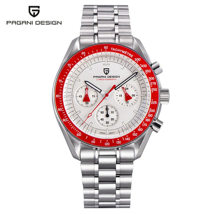 2026 Nuovo PAGANI DESIGN 1701 V5 Orologi da uomo Orologio al quarzo di lusso da uomo Sport Cronografo velocità AR Vetro zaffiro 100M Impermeabile