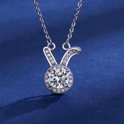 925 Sterling Silver Necklace For Women Round Pendent Sparkling Pave CZ Necklace Fashion Anniversary Birthday Jewelry Gifts N325 PlatiNum
