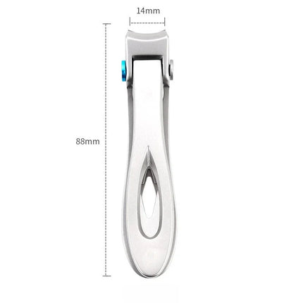 Professional Stainless Steel Nail Clippers Set for Thick Nails Anti-Splash Sharp Trimmer Nail Pedicure Manicure Tools for Men 2028