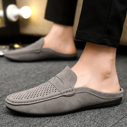 Mocassini da Uomo Leggeri Estivi, Scarpe Comode Senza Lacci, Traspiranti, Casual, con Supporto Parziale, Ciabatte per Uomo