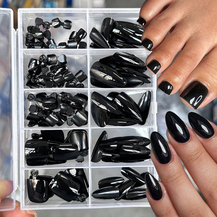 120Pcs Short Square Pink French Full‑Cover Toe Nail Tips White Edge Soft Gel Press‑On Toenails