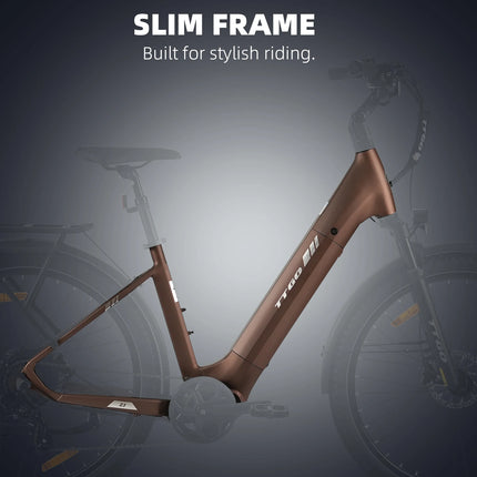 Bicicletta Elettrica TTGO Z3 27.5x2.4 " con Motore da 250W, Batteria 48V15AH, Freni a Disco Idraulici, E-Bike per Adulti, MTB Elettrica da Città