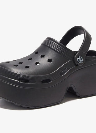Sandali da Donna con Tacco Alto 9CM, Nuove Ciabatte Estive 2024, Scarpe da Spiaggia e Giardino con Suola Morbida, Impermeabili, Scarpe Forate da Donna per Esterni