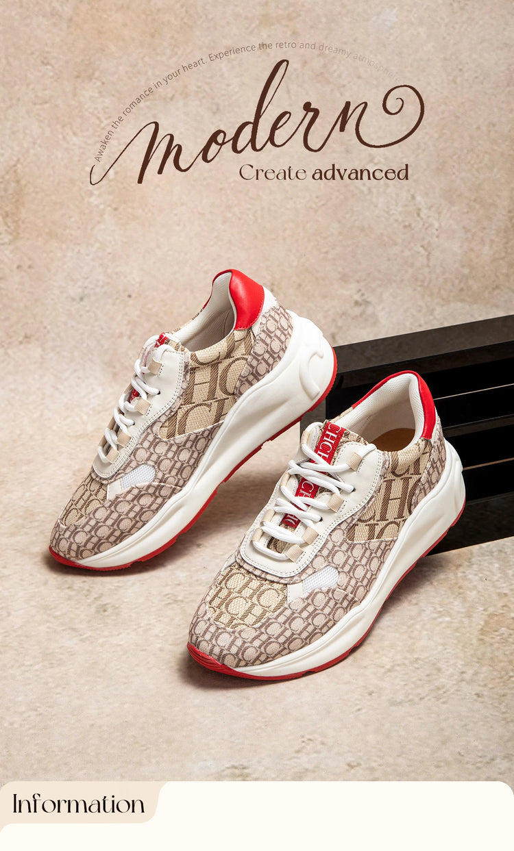 Women's Vulcanized Shoes 2026 New Beige Walking Shoes Women's Outdoor Sports Shoes