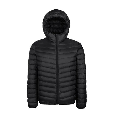 Down Jacket Men's 2024 New 90% White Duck Down Super Light Down Jacket Men's Lightweight Thermal Coat Hooded Feather Coat