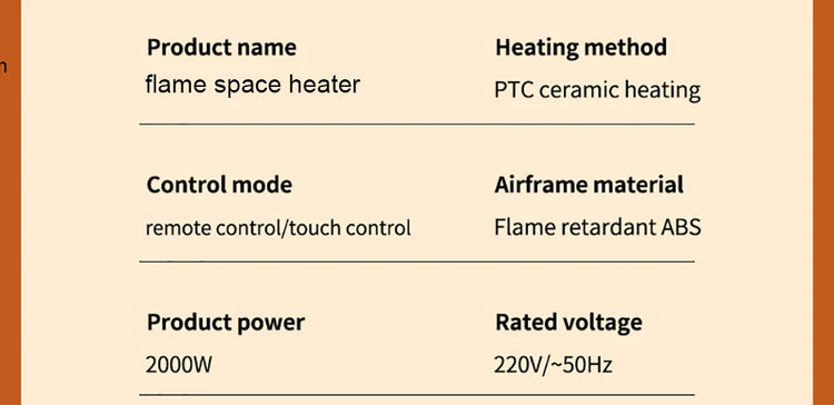 Electric Heater 2000W Heating Fans Portable Electric Space Heater PTC Fan Heater Household Hot Air Blower with Remote Control