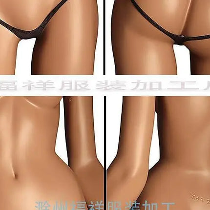 Women's Thin Ice Silk High Elastic Thong Mini Low-rise Sexy Sheer Single Layer Underwear