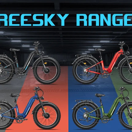 Bicicletta Elettrica FREESKY 540 per Adulti, 2000W, 26 Pollici, Batteria al Litio 48V23A, Pneumatici Larghi da Montagna, E-Bike ad Alta Velocità