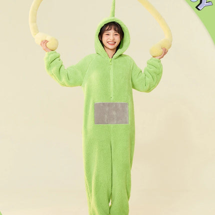 Adults Kids Onesies Soft Long Sleeves Pajamas Dipsy Tinky Winky Po Lala Costumes Home Clothes Women Unisex Homewear