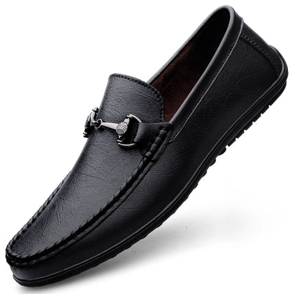 Mocassini di lusso da uomo estivi Scarpe slip on in pelle Mocassini traspiranti bianchi Scarpe casual Mocasines Hombre