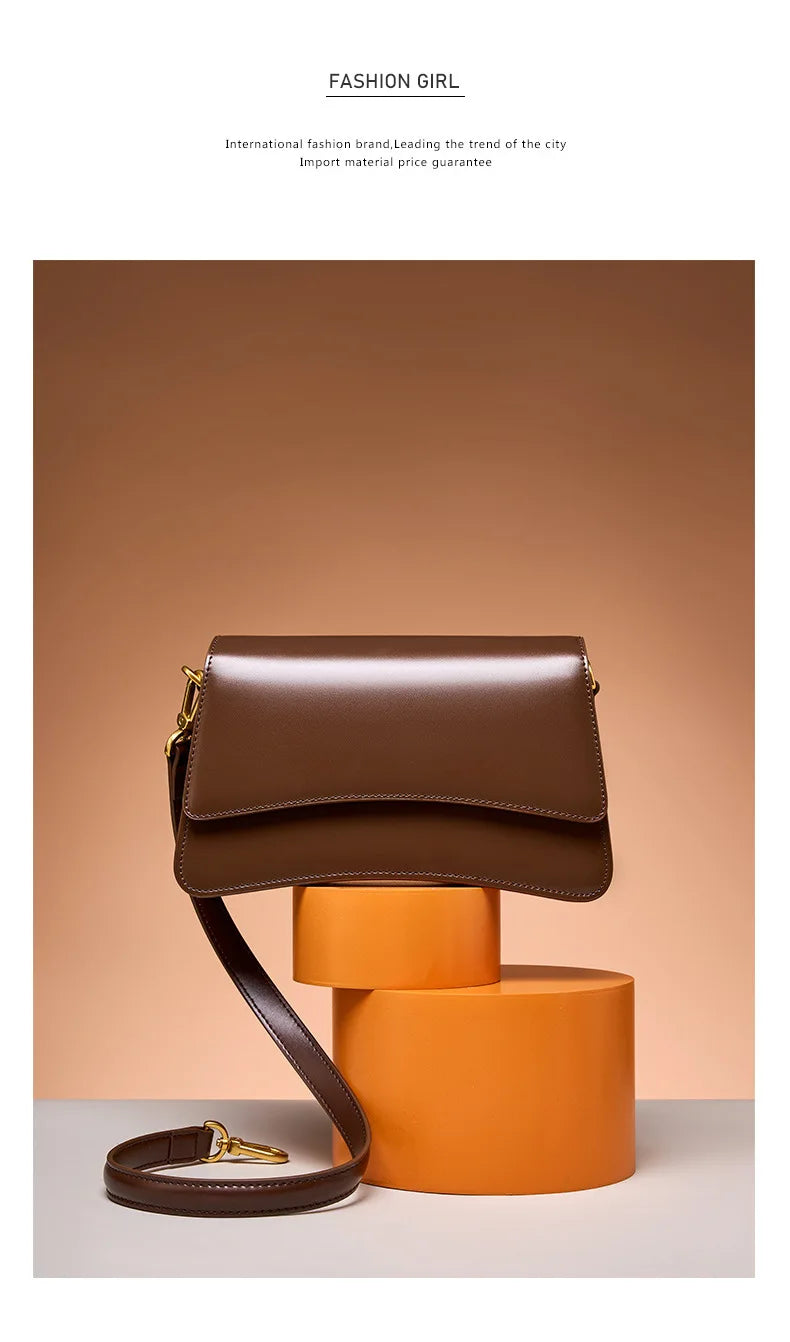 YANATARI underarm cowhide Genuine leather handbags women vintage shoulder bag female luxury bags womens high quality 2025