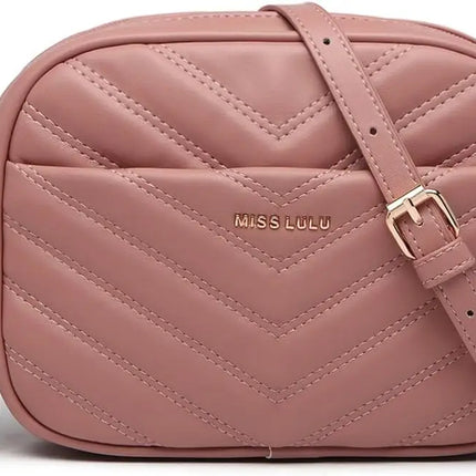 Elegante borsa a tracolla KONO in pelle PU con nappe a forma di V, compatta e versatile, perfetta per l'uso quotidiano e come regalo.