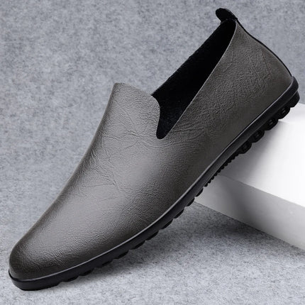 Scarpe da uomo in vera pelle Casual formali mocassini da uomo mocassini estate italiana traspirante Slip on scarpe da barca maschili Over Size 50 51
