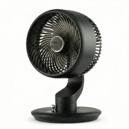 Ventilatore da tavolo USB da 7800 mAh, 5 velocità regolabili, timer 9H e 120° °   Ventilatore Elettrico Oscillante Intelligente da Parete Silenzioso per Cucina e Bagno