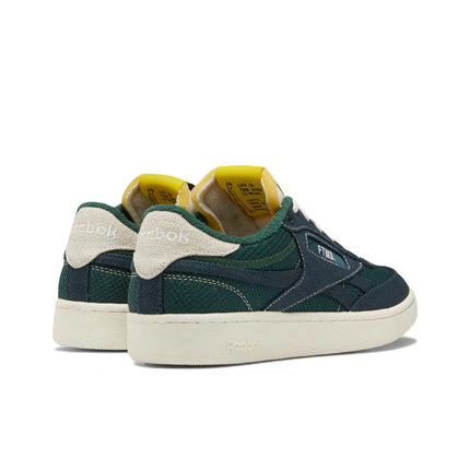 Reebok Club C Skateboard Shoes Unisex Low Top Green/White HQ2203