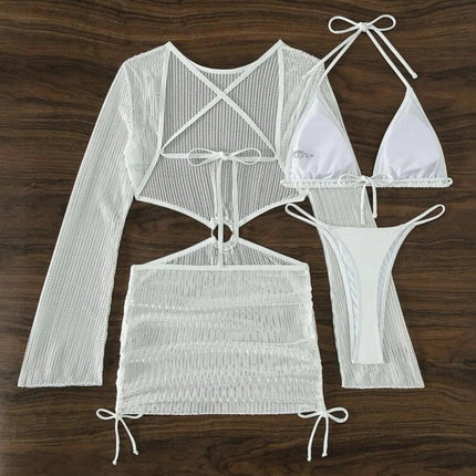 2026 Bikini sexy Costumi da bagno femminili Costumi da bagno a tre pezzi da donna Costumi da bagno da spiaggia Costumi da bagno Bikini brasiliano Set Bagnante da piscina platinumshop