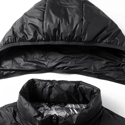 Winter Men White Duck Down Vest Men Waterproof Windproof Detachable Hat Sleeveless Vests Male Pockets Warm Ultralight Waistcoats