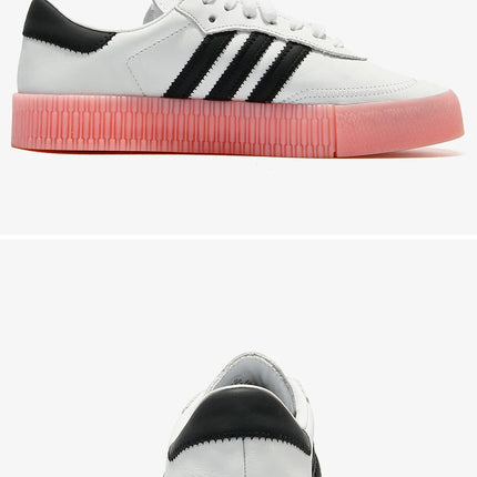 Scarpe da ginnastica casual con plateau da donna Adidas ufficiale autentiche SAMBA ROSE EF4965