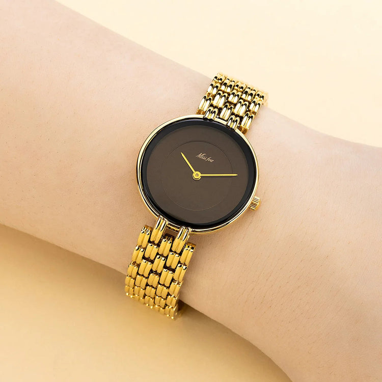 UTHAI orologio da donna leggero marchio di lusso business semplice retrò femminile braccialetto in metallo impermeabile orologio da donna al quarzo moda platinumshop