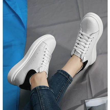 New Men women sneakers height increasing shoes invisible 6 8 10cm heighten sports shoes man taller lift white elevator shoes