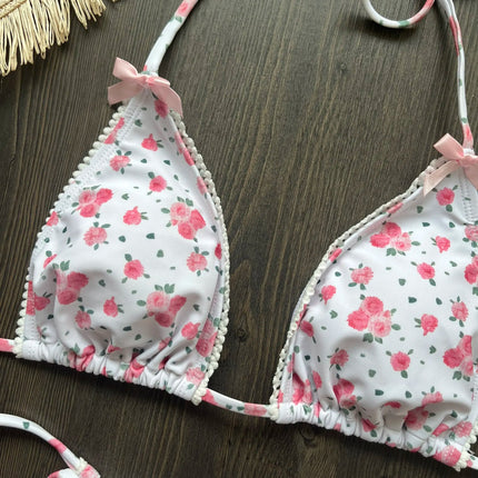 Micro Bikini Push Up Costumi da bagno donna 2025 Costumi da bagno femminili sexy Bikini brasiliano Perizoma Biquini Costumi da bagno Stampa Beachwear platinumshop