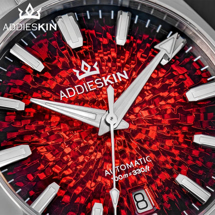 AddiesKin K003 Men's Automatic Watch BGW9 Super Luminous 10Bar Waterproof Sapphire Crystal 316L Stainless Steel Mechanical Watch