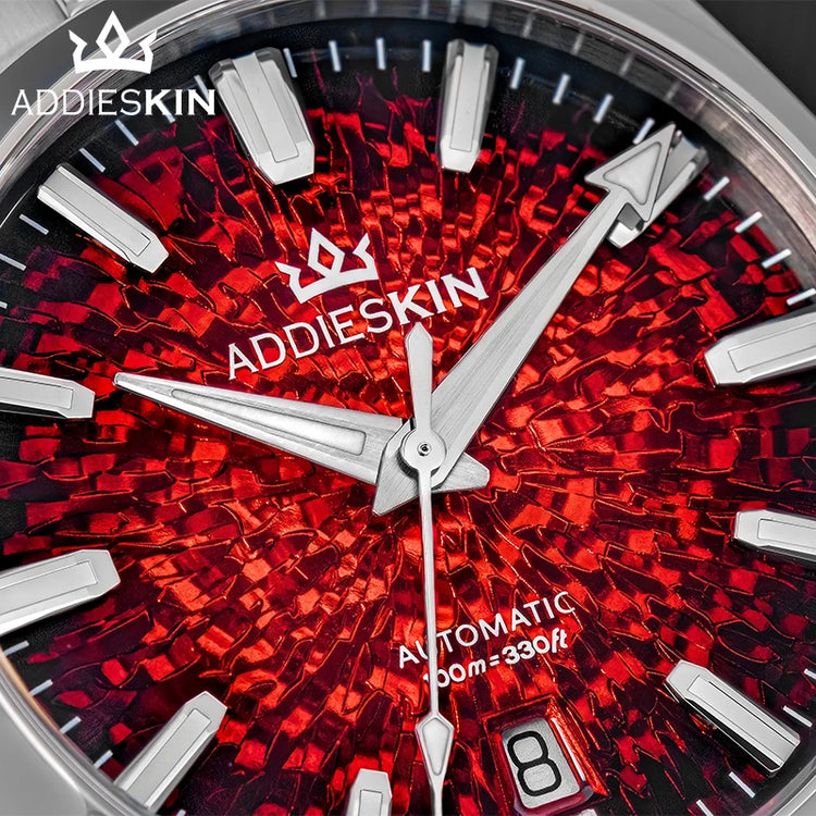 AddiesKin K003 Men's Automatic Watch BGW9 Super Luminous 10Bar Waterproof Sapphire Crystal 316L Stainless Steel Mechanical Watch