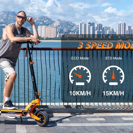 RCB D7 D7 PRO Monopattino Elettrico, Monopattino Elettrico per Adulti, Autonomia 80-110KM,  500W, 25KM/H, Pieghevole, Display LED, Controllo APP, Freni a Disco, Doppia Sospensione, Pneumatici 10 Pollici, Carico 150KG