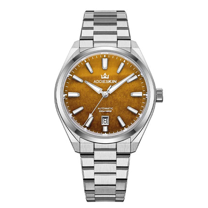 AddiesKIN Men Watch BGW9 Luminous Red Goldstone Dial Sapphire Glass 20Bar Waterproof Japan 9015 K010 Automatic Mechanical Watch