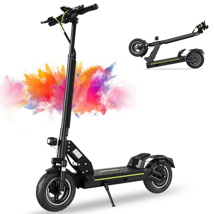 Monopattino Elettrico per Adulti TODIMART, E-Scooter Urbano, Batteria 48V 18.2Ah, Motore 499W, Velocità 24km/h, Autonomia 30-45km, Monopattino Elettrico Pieghevole Portatile per Pendolari