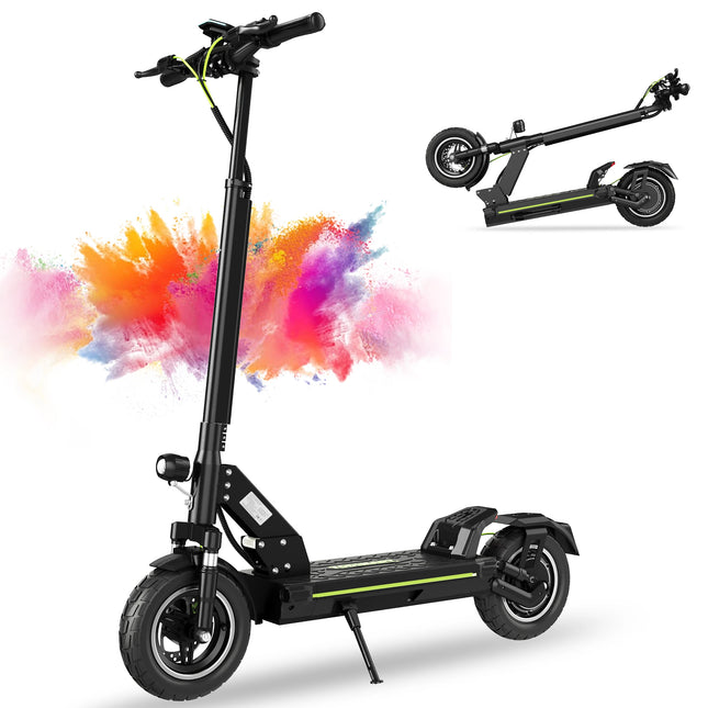 Monopattino Elettrico per Adulti TODIMART, E-Scooter Urbano, Batteria 48V 18.2Ah, Motore 499W, Velocità 24km/h, Autonomia 30-45km, Monopattino Elettrico Pieghevole Portatile per Pendolari