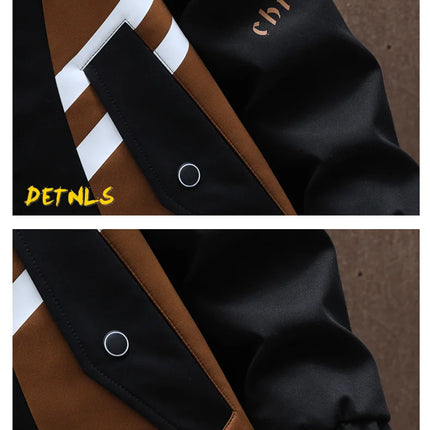 Men's Casual Hooded Jackets Autumn Patchwork Thin Coats Outwear Top Windbreaker Streetwear Clothing Plus Size
