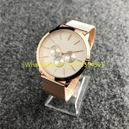 Nuovi orologi da polso da donna in acciaio inossidabile, orologi al quarzo da donna, orologi eleganti da donna di marca di lusso, orologi da donna platinumshop