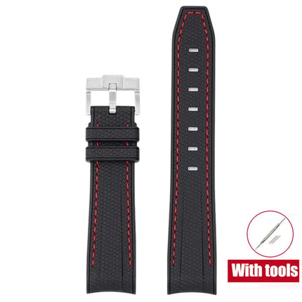 Cinturino in gomma per Swatch X Omega Joint MoonSwatch Cinturino sportivo impermeabile da 20 mm Cinturino con estremità curva in silicone per uomo donna platinumshop