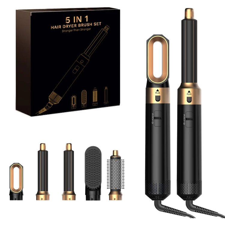 5 In 1 Multi Styler New Design Hair Dryer for Hair 5 in 1 Styler with Curling Barrel Hot Air Brush Styling Tool MultiStyler