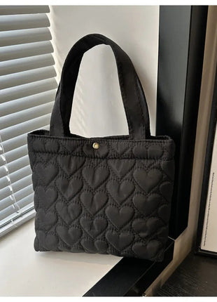 Puffer Shoulder Bag for Women Soft Down Cotton Padded Tote Handbag Purse Quilted Cross Body Bag Solid Color Bubbles Cloud Bag PlatiNum