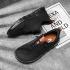 Scarpe casual estive da uomo a punta larga, taglie grandi, con suola morbida e funzione antiscivolo, traspiranti in tessuto Fly-Weave