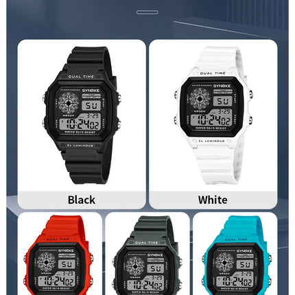 SYNOKE Military Digital Watches Men Sports cronografo luminoso impermeabile maschile orologi da polso elettronici Relogio Masculino platinumshop
